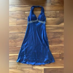 Adrianna Papell purple silk dress - size 2P